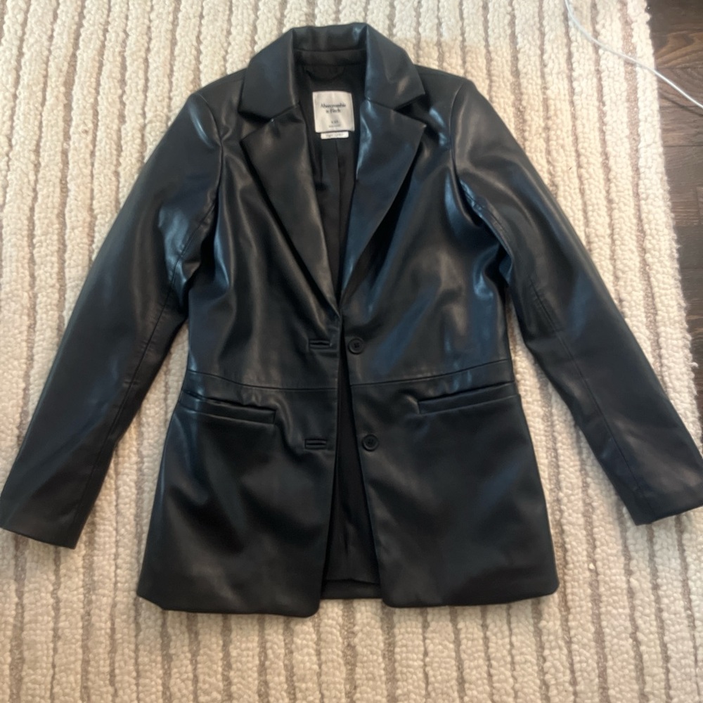 Abercrombie and Fitch vegan leather jacket